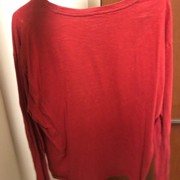 Polo Ralph Lauren long sleeve tee t shirt red - Picture 2 of 2